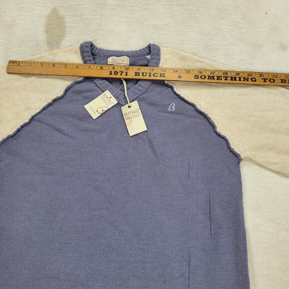 Vintage Buffalo David Bitton Sweater Mens Size Medium Lambswool NWT RN 85706 - Picture 11 of 16
